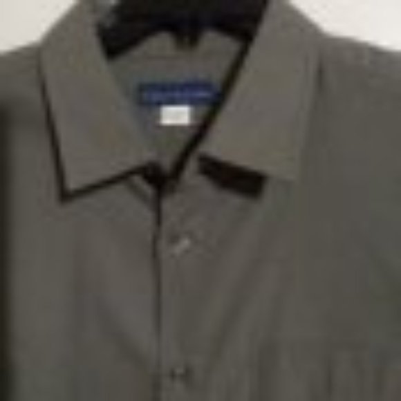 Simply Styled S/S Button Down Shirt - Granite Gray - Picture 1 of 2
